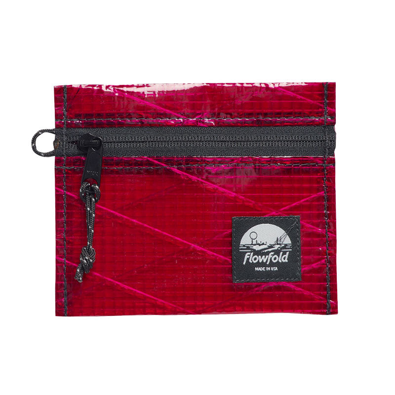 Flowfold Recycled Sailcloth Voyager - Zipper Pouch - Small フローフォールド リサイクルセイルクロス　ボイジャーポーチ スモール