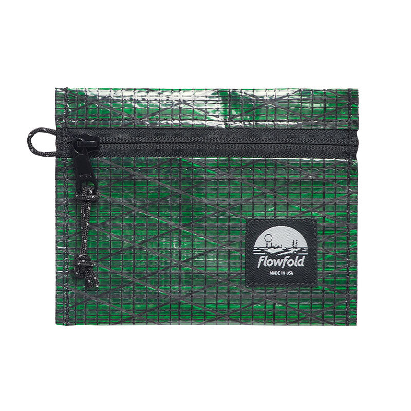 Flowfold Recycled Sailcloth Voyager - Zipper Pouch - Small フローフォールド リサイクルセイルクロス　ボイジャーポーチ スモール