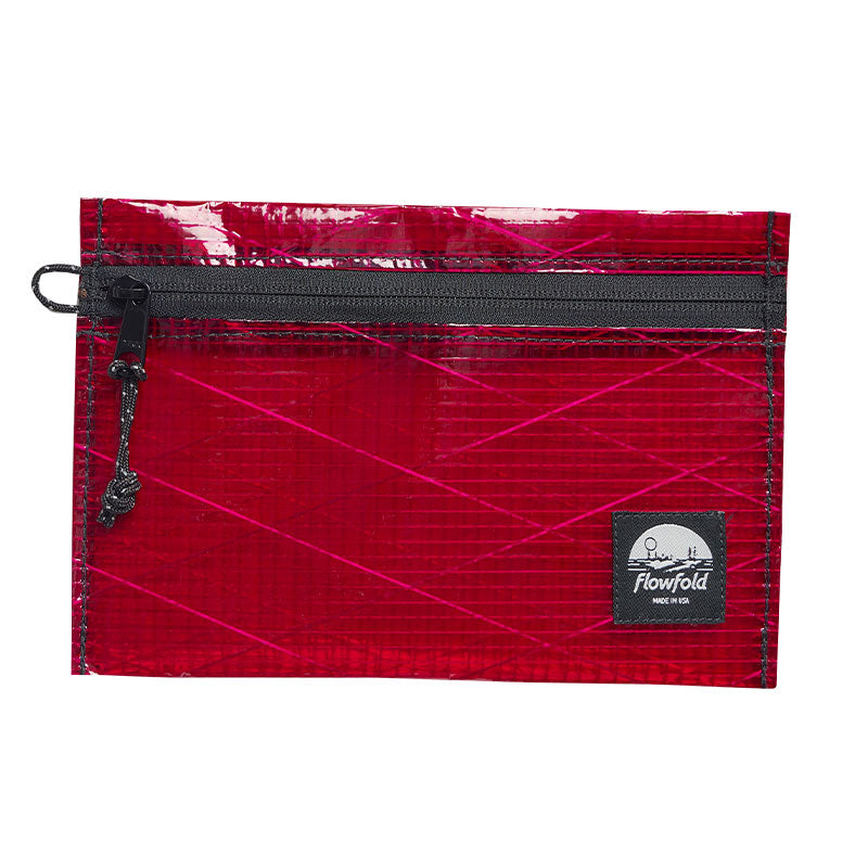 Flowfold Recycled Sailcloth Voyager - Zipper Pouch - Medium フローフォールド リサイクルセイルクロス　ボイジャーポーチ ミディアム