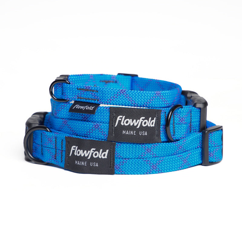 Flowfold Recycled Rope Dog Collar - Medium フローフォールド リサイクルロープ ドッグコーラー ミディアム