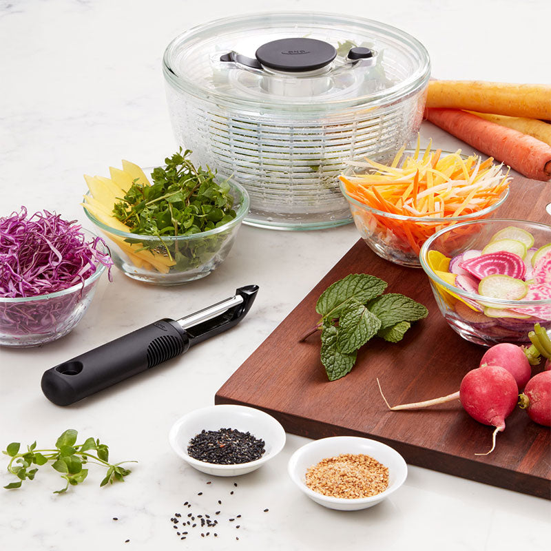 OXO Good Grips オクソーグッドグリップス クリアサラダスピナー（小)