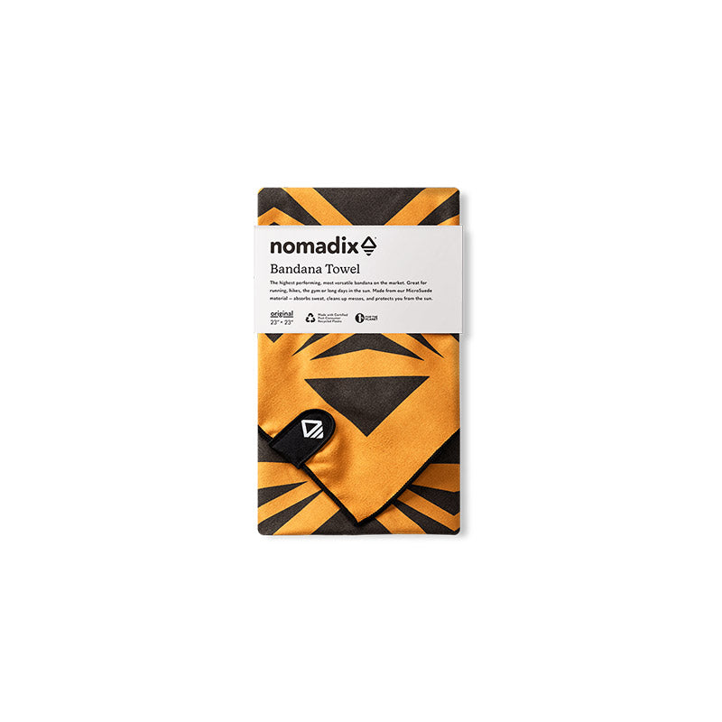 PEAK TO PEAK MUSTARD BANDANA TOWEL