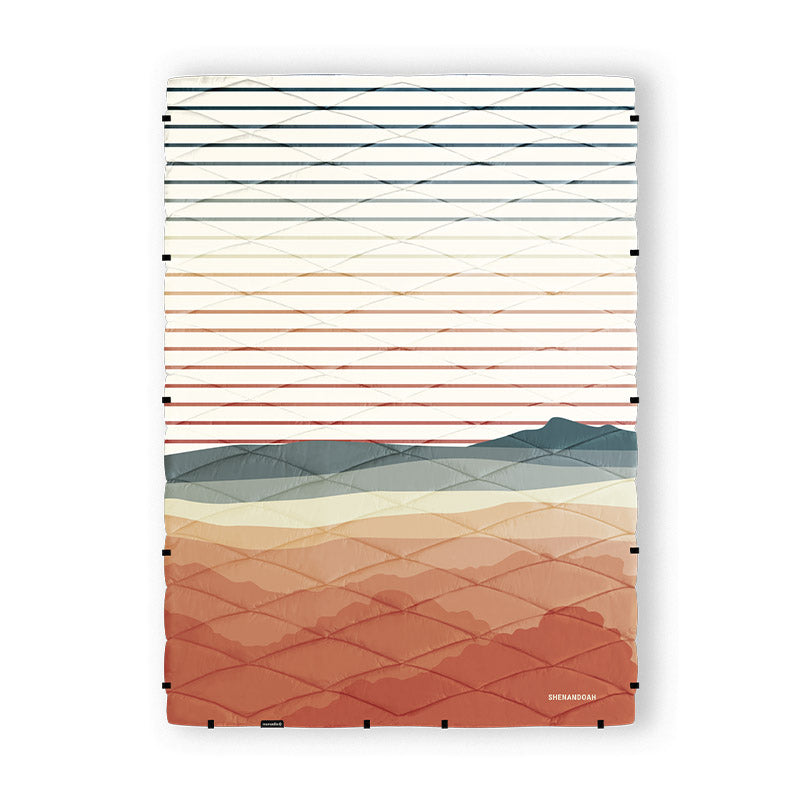 SHENANDOAH SUNSET PUFFER BLANKET