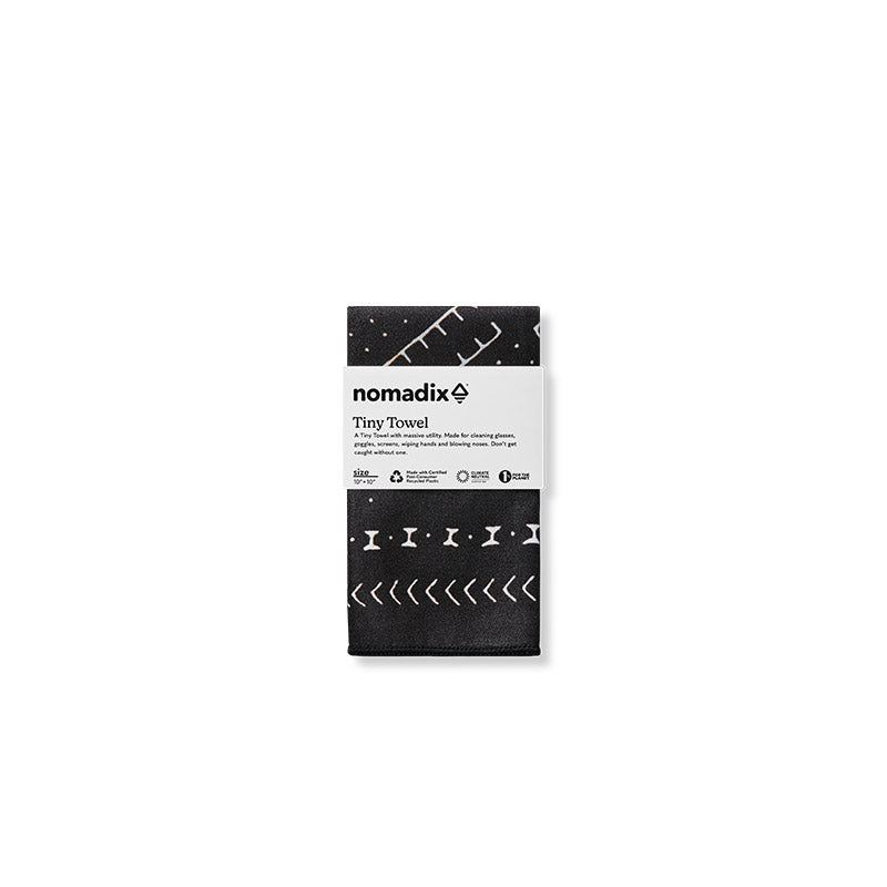 NOMADIX MUD CLOTH BLACK TINY TOWEL ノマディックス タイニー タオル