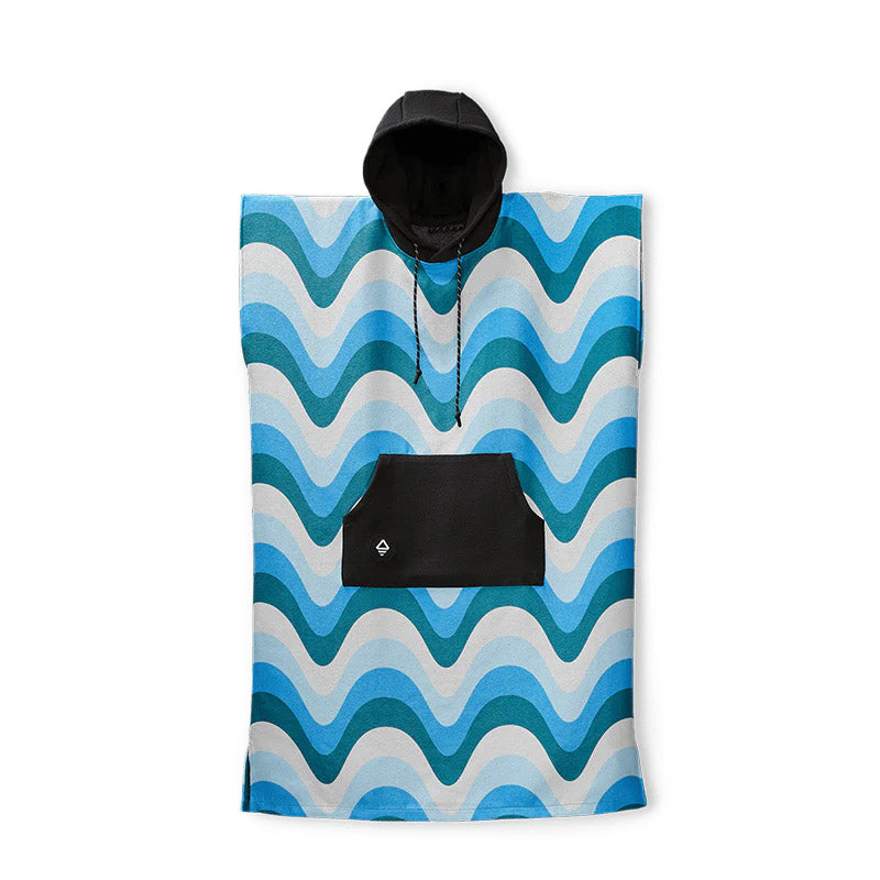 WAVE BLUE CHANGING PONCHO