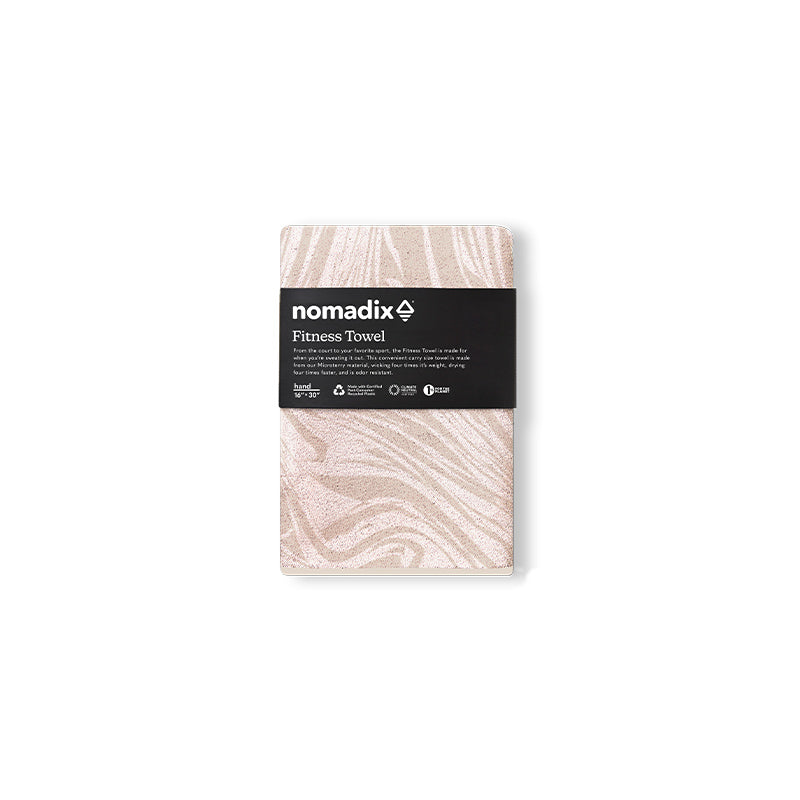 FLOW WHITE FITNESS TOWEL
