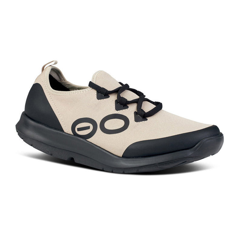 OOFOS MENS OOmg Sport Lace - Black/Nomad ウーフォス メンズ ウーエムジー スポーツ レース ブラック ノマド リカバリーシューズ