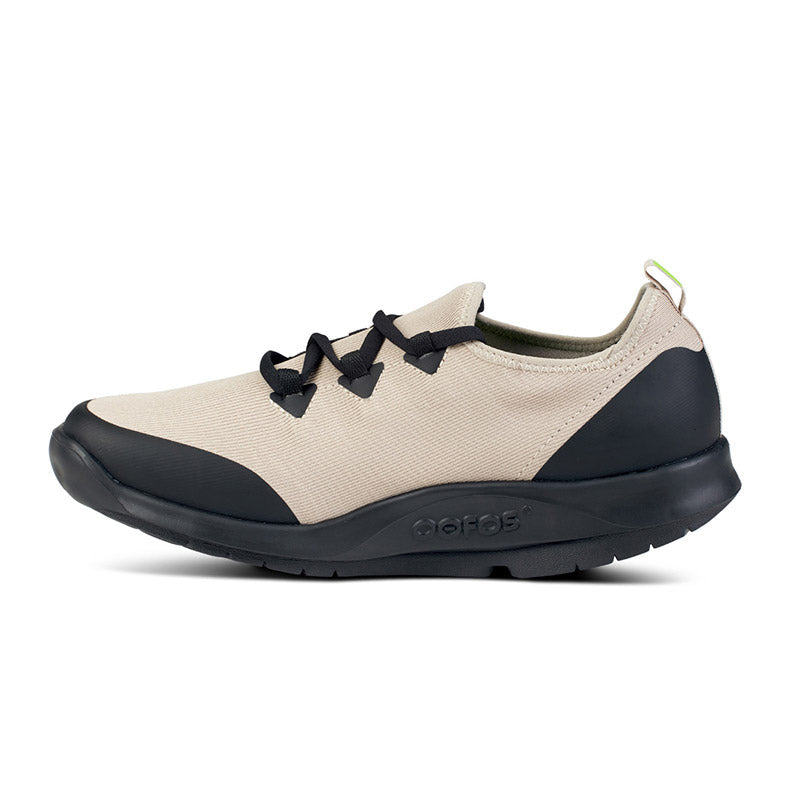 OOFOS MENS OOmg Sport Lace - Black/Nomad ウーフォス メンズ ウーエムジー スポーツ レース ブラック ノマド リカバリーシューズ