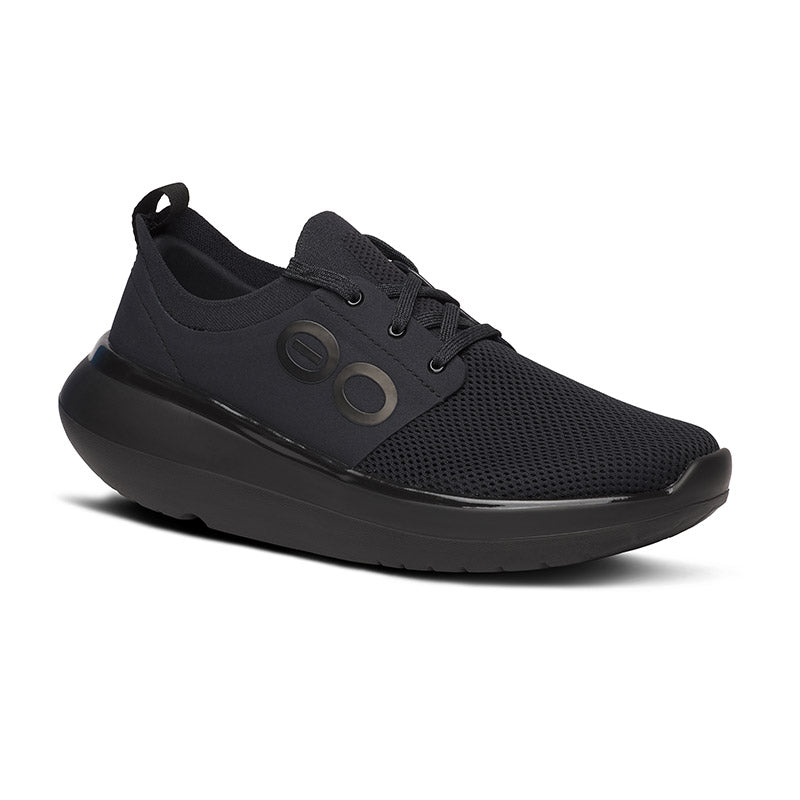 OOFOS WOMENS OOmy Stride - Black/Black ウーフォス ウィメンズ ウーマイ ストライド ブラック ブラック リカバリーシューズ