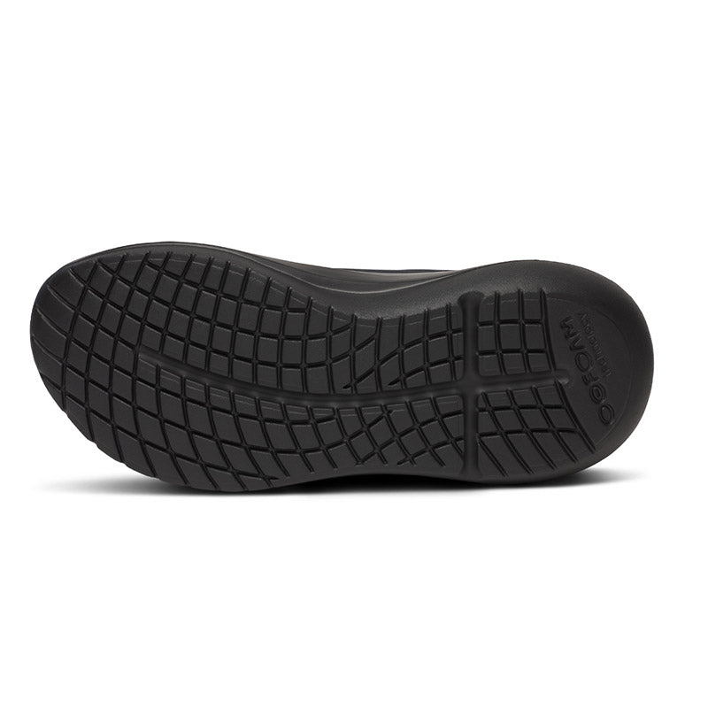 OOFOS WOMENS OOmy Stride - Black/Black ウーフォス ウィメンズ ウーマイ ストライド ブラック ブラック リカバリーシューズ