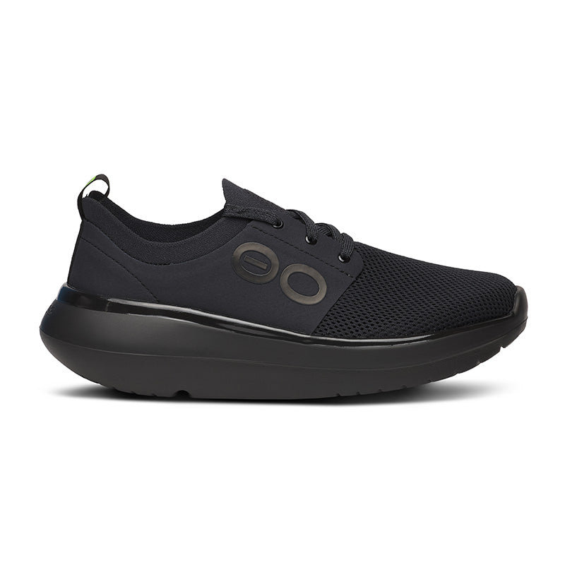 OOFOS WOMENS OOmy Stride - Black/Black ウーフォス ウィメンズ ウーマイ ストライド ブラック ブラック リカバリーシューズ