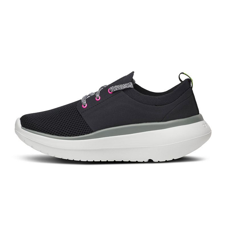 OOFOS WOMENS OOmy Stride - White/Black ウーフォス ウィメンズ ウーマイ ストライド ホワイト ブラック リカバリーシューズ