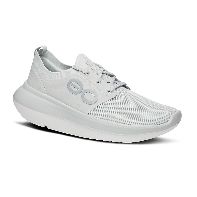 OOFOS MENS OOmy Stride - White/Glacier ウーフォス メンズ ウーマイ ストライド ホワイト グレイシア リカバリーシューズ