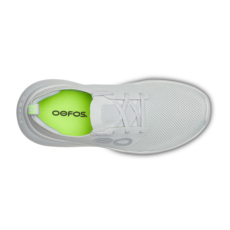 OOFOS MENS OOmy Stride - White/Glacier ウーフォス メンズ ウーマイ ストライド ホワイト グレイシア リカバリーシューズ