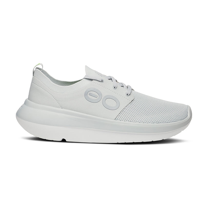 OOFOS MENS OOmy Stride - White/Glacier ウーフォス メンズ ウーマイ ストライド ホワイト グレイシア リカバリーシューズ