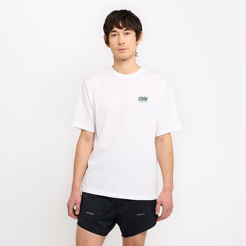 Ciele Athletics U ORTshirt - Atlantis - White - UNISEX  シエルアスレチックス ユー オーアールティシャツ アスレチックス ホワイト ユニセックス