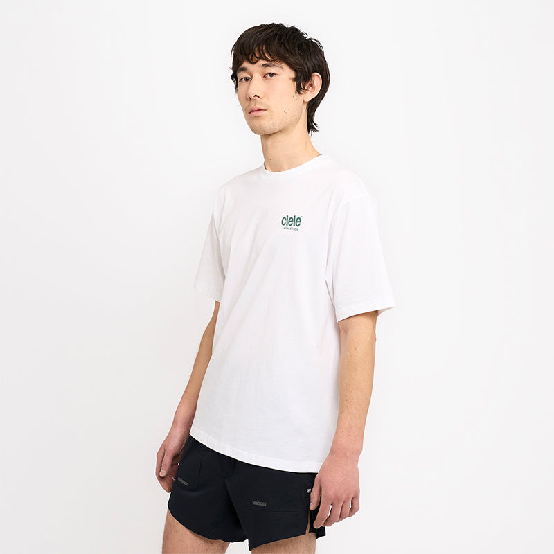 Ciele Athletics U ORTshirt - Atlantis - White - UNISEX  シエルアスレチックス ユー オーアールティシャツ アスレチックス ホワイト ユニセックス