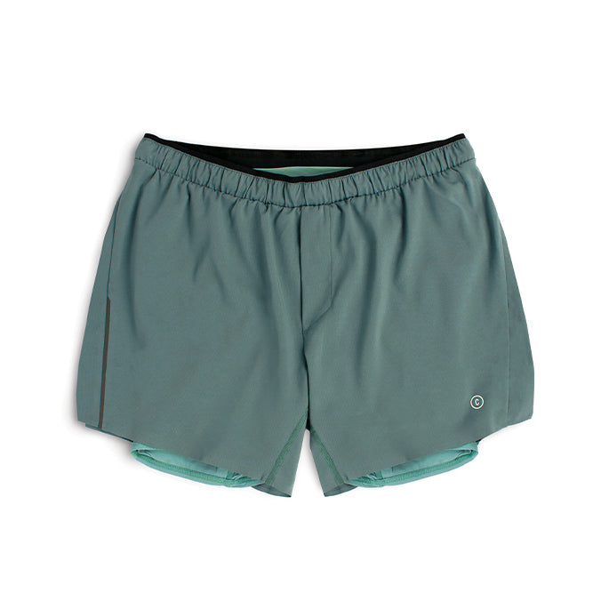 Ciele Athletics M DLYShort 5” Brief - Silver Pine - MENS シエルアスレチックス エヌ ディーエルワイショーツ 5インチ ブリーフ グレイド メンズ