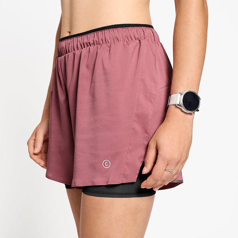 Ciele Athletics W DLYShort 4" Long Brief - Deco Rose - WOMENS シエルアスレチックス ダブリュー ディーエルワイショーツ 4インチ ロングブリーフ デコローズ ウィメンズ