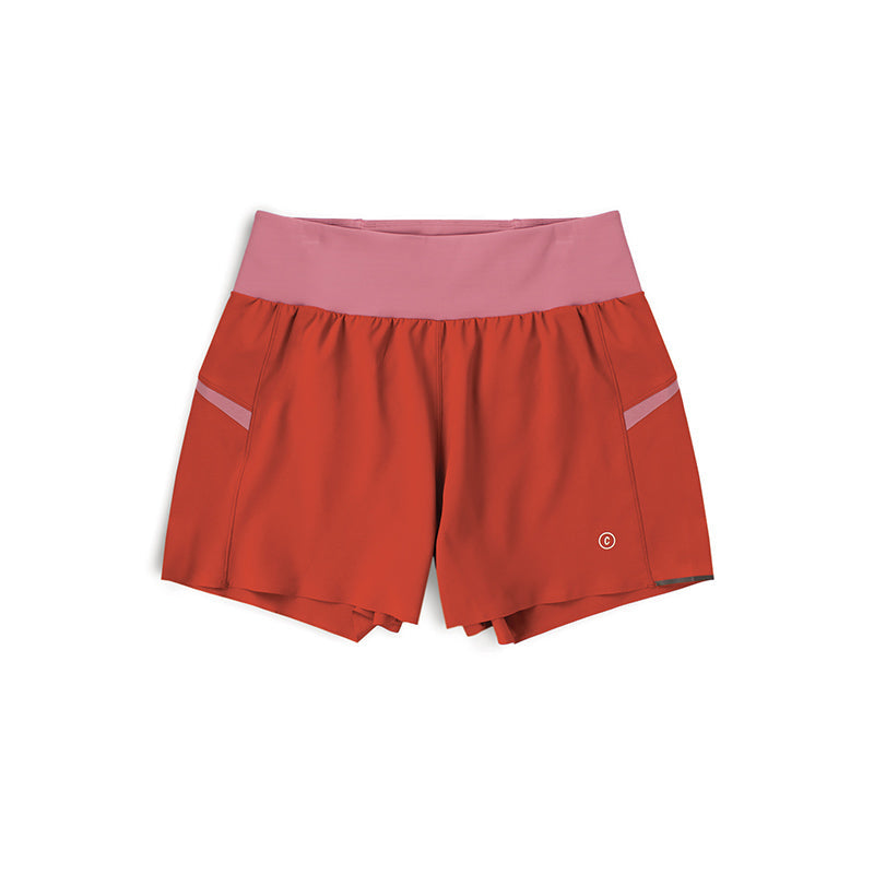 Ciele Athletics W TRNShort 4” Brief - Clay - WOMENS  シエルアスレチックス ダブリュー ディーエルワイショーツ 4インチ ロングブリーフ クレイ ウィメンズ