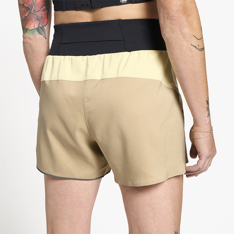 Ciele Athletics W TRNShort 4” Brief - Safari - WOMENS  シエルアスレチックス ダブリュー ディーエルワイショーツ 4インチ ロングブリーフ サファリ ウィメンズ