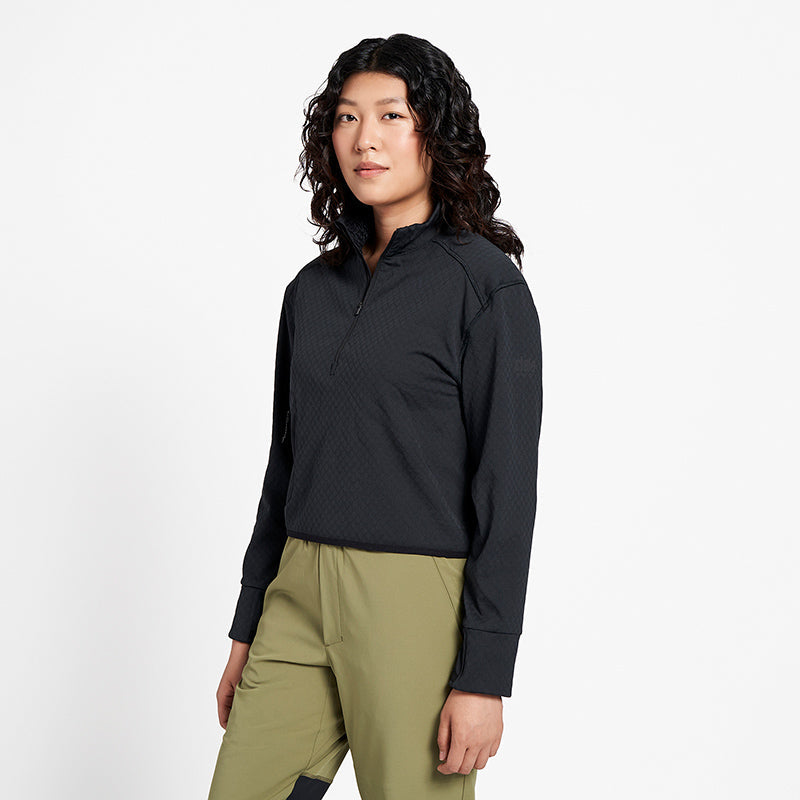 Ciele Athletics W VLVHalfzip - Shadowcast - WOMENS シエルアスレチックス ダブリュー ヴィーエルヴィーハーフジップ シャドウキャスト