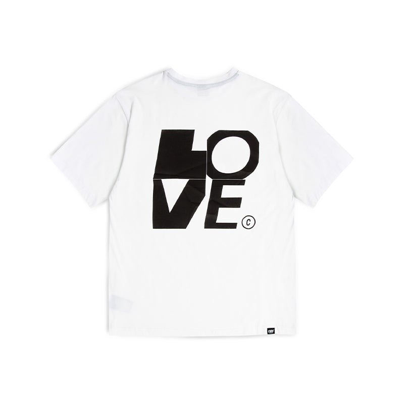 Ciele Athletics U ORTShirt - Love - White - UNISEX シエルアスレチックス ユー オーアールティシャツ ラブ ホワイト ユニセックス