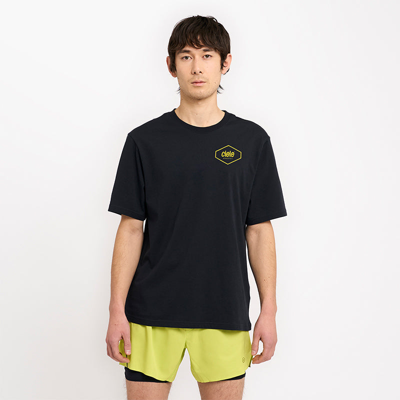 Ciele Athletics U ORTShirt - Up Down - Black - UNISEX シエルアスレチックス ユー オーアールティシャツ アップダウン ブラック ユニセックス