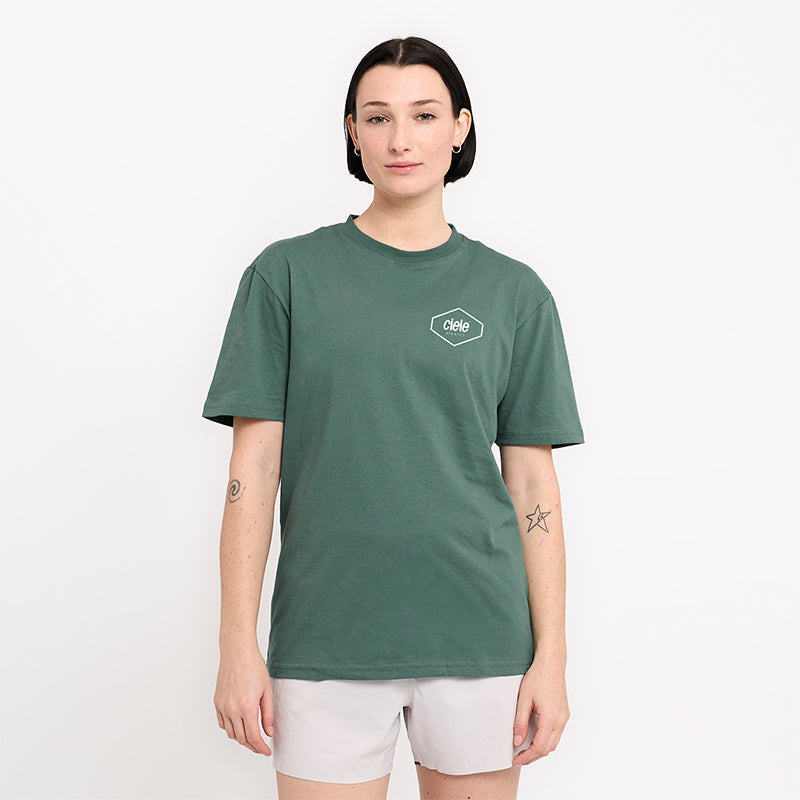 Ciele Athletics U ORTShirt - Up Down - Silver Pine - UNISEX シエルアスレチックス ユー オーアールティシャツ アップダウン ブラック ユニセックス