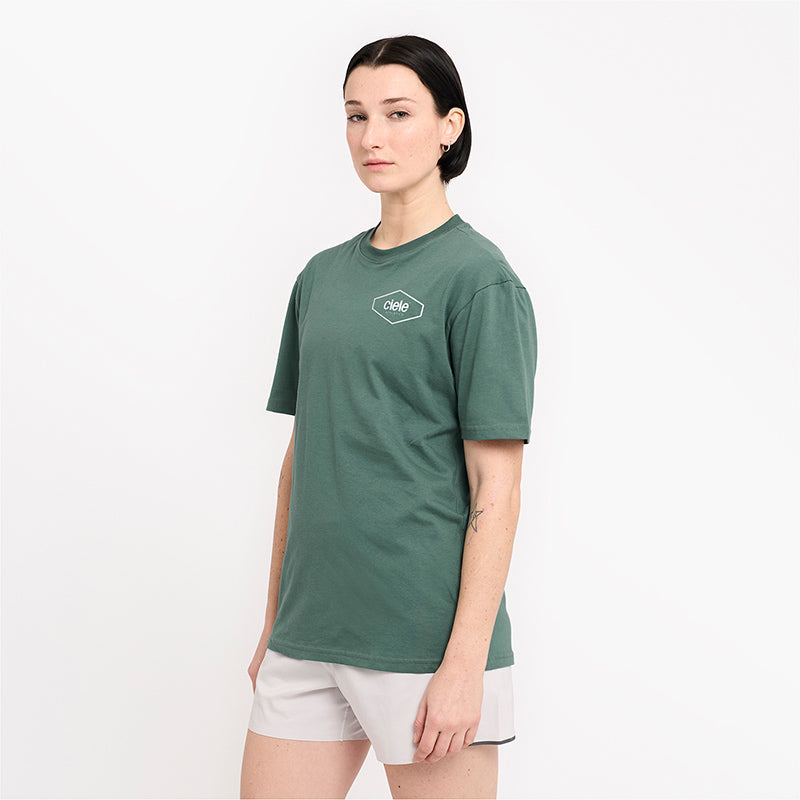 Ciele Athletics U ORTShirt - Up Down - Silver Pine - UNISEX シエルアスレチックス ユー オーアールティシャツ アップダウン ブラック ユニセックス