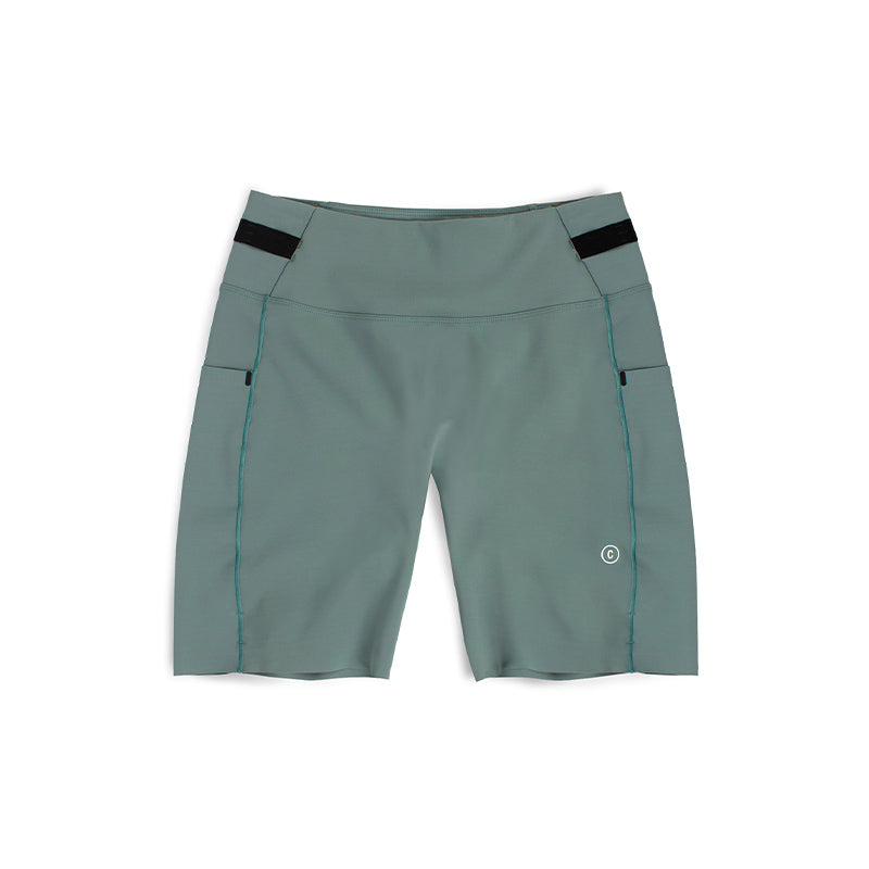 Ciele Athletics W FSTTight Short 7" - Silver Pine - WOMENS シエルアスレチックス エーティータイツ 7インチ ショート シルバーパイン ウィメンズ