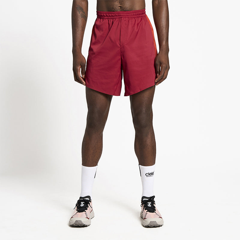 Ciele Athletics M TRNShort  7" Linerless - Merlot - MENS シエルアスレチックス エム ティーアールエヌショーツ 7インチ ライナーレス メルロー メンズ