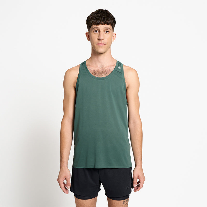 Ciele Athletics M FSTSinglet - Silver Pine - MENS シエルアスレチックス エム エフエスティ―シングレット ゴースト メンズ