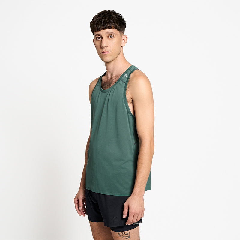 Ciele Athletics M FSTSinglet - Silver Pine - MENS シエルアスレチックス エム エフエスティ―シングレット ゴースト メンズ