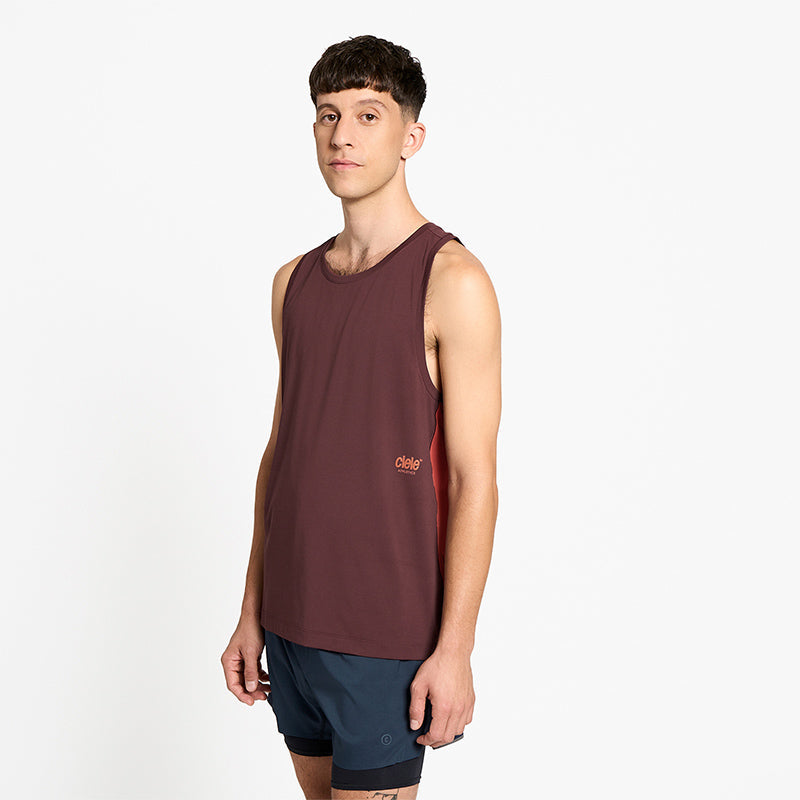 Ciele Athletics M DLYSinglet - Dark Wine Red - MENS シエルアスレチックス エム ドライシングレット ダークワインレッド メンズ