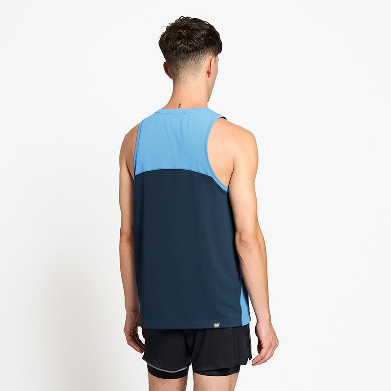 Ciele Athletics M DLYSinglet - Dusty Blue - MENS シエルアスレチックス エム ドライシングレット ダスティブルー メンズ