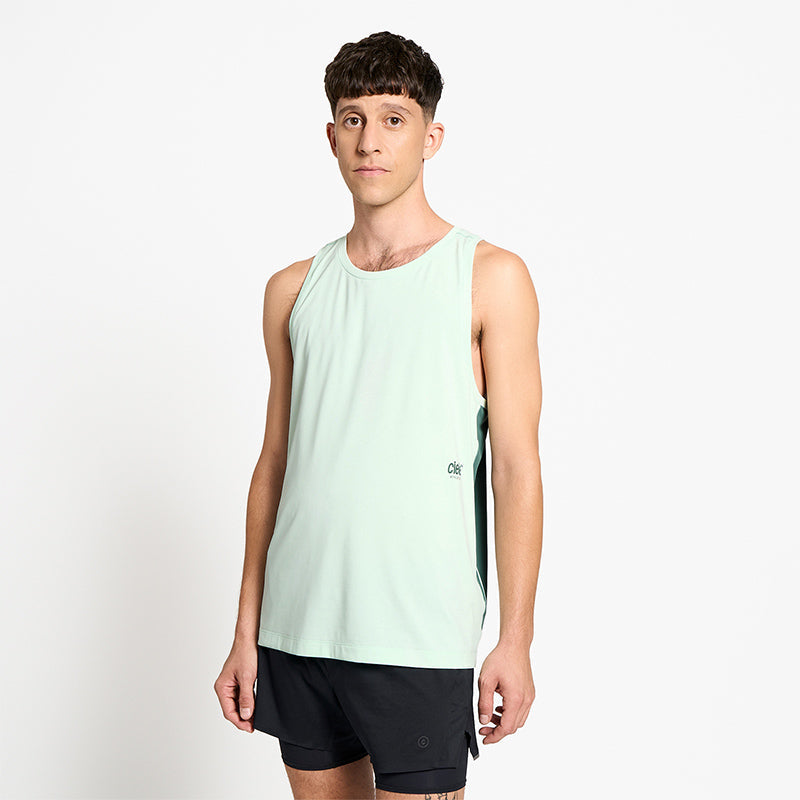 Ciele Athletics M DLYSinglet - Dusty Turquoise - MENS シエルアスレチックス エム ドライシングレット ダスティターコイズ メンズ