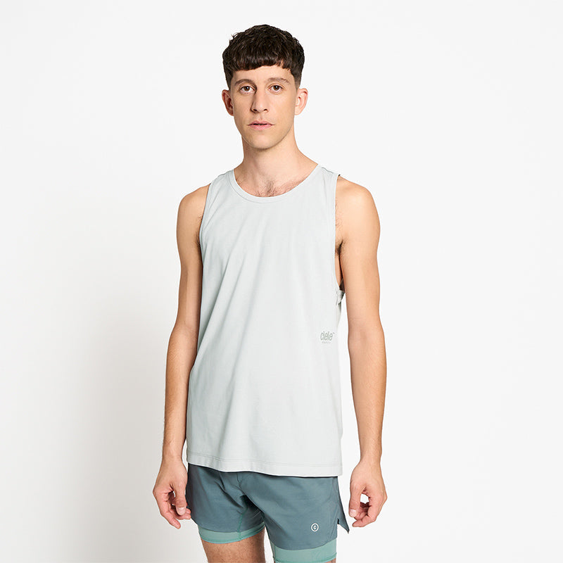 Ciele Athletics M DLYSinglet - Light Grey - MENS シエルアスレチックス エム ドライシングレット ライトグレー メンズ