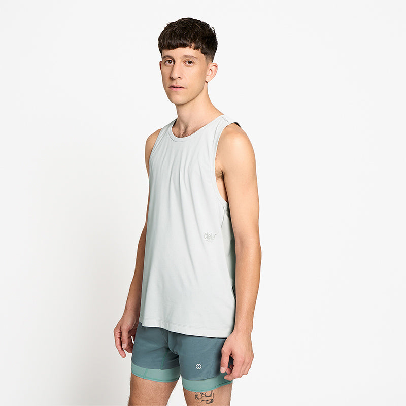 Ciele Athletics M DLYSinglet - Light Grey - MENS シエルアスレチックス エム ドライシングレット ライトグレー メンズ