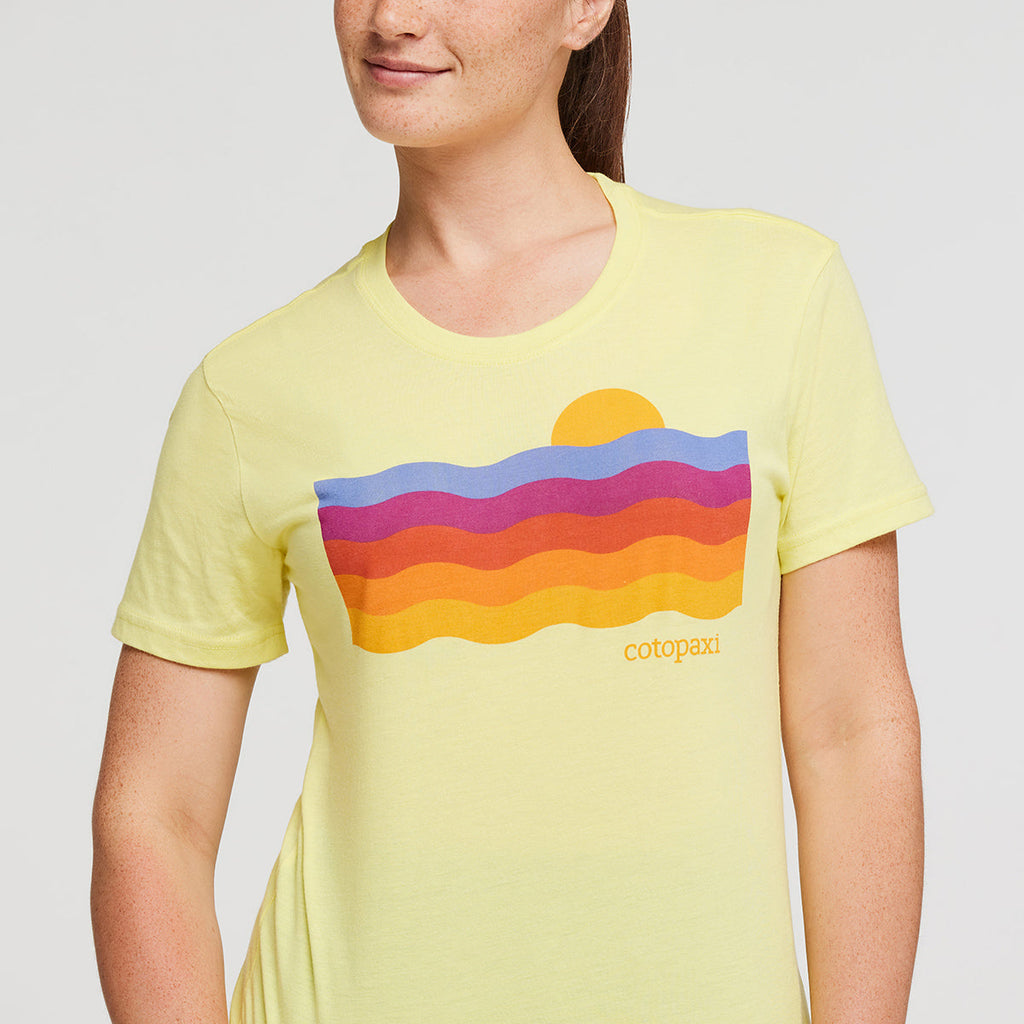 Cotopaxi Disco Wave T-Shirt - WOMENS コトパクシ ディスコウェーブ Tシャツ レディース