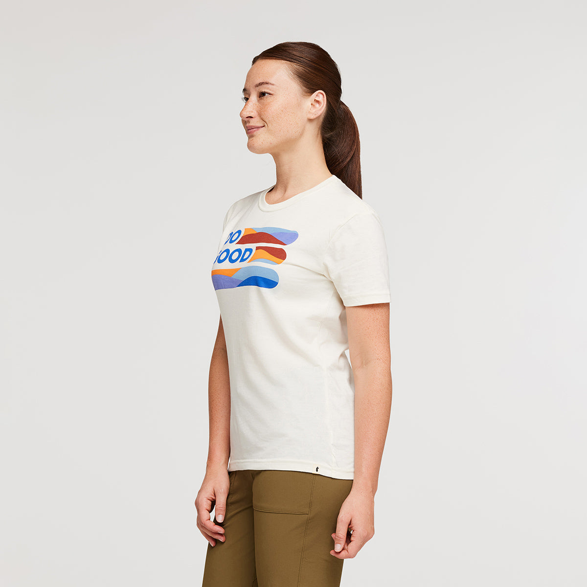 Do Good Stripe Organic T-Shirt - WOMENS