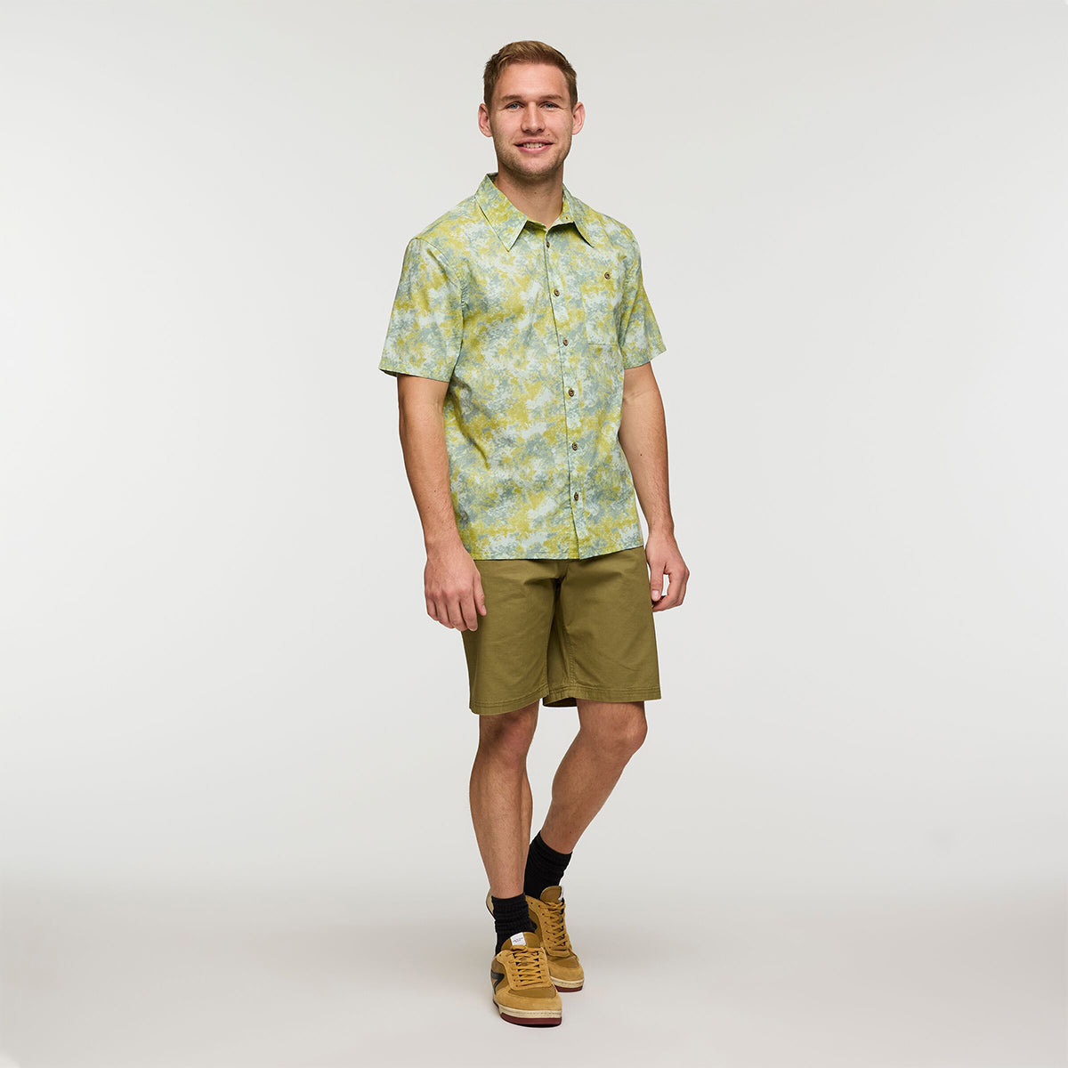 Estival Button Up Shirt Print - MENS