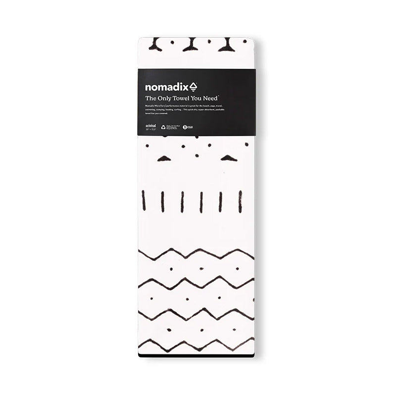 MUD CLOTH WHITE TOWEL