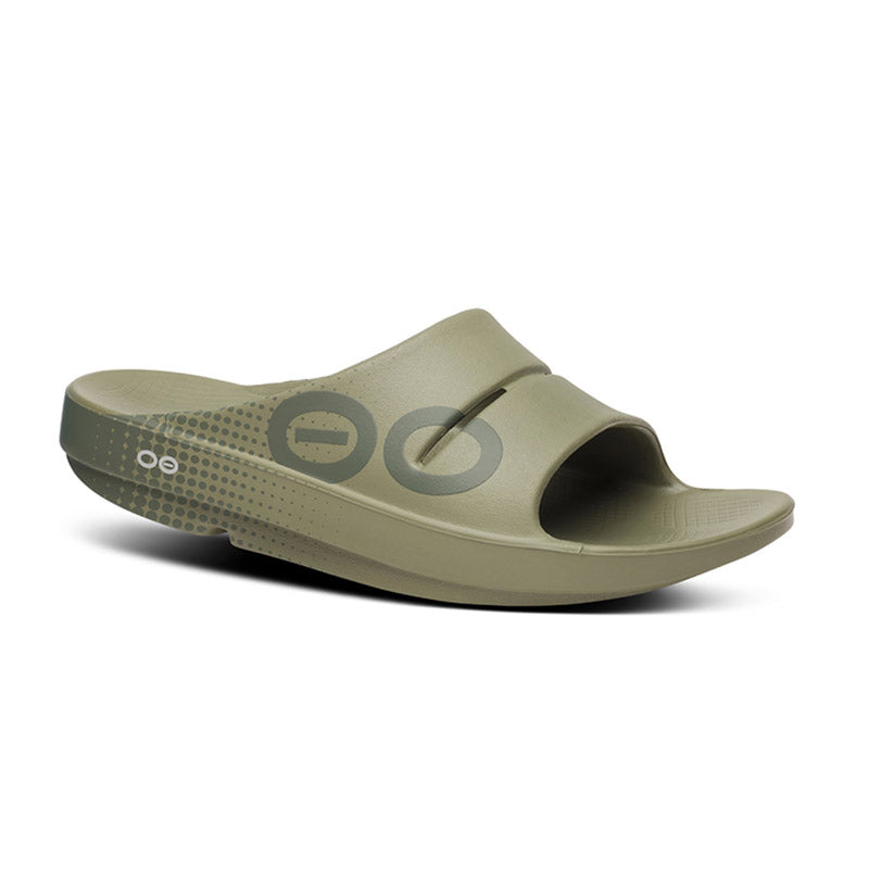 OOFOS OOahh Sport - Foliage Matrix ウーフォス ウーアースポーツ フォリッジマトリックス リカバリーサンダル