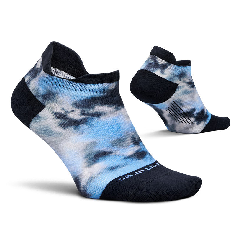 Feetures ELITE LIGHT CUSHION NO SHOW TAB - Limited Edition - Ice Dye フィーチャーズ アンクル丈 ランニングソックス アイスダイ