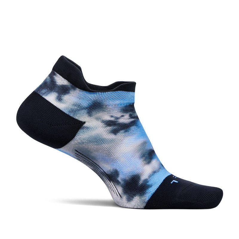 Feetures ELITE LIGHT CUSHION NO SHOW TAB - Limited Edition - Ice Dye フィーチャーズ アンクル丈 ランニングソックス アイスダイ