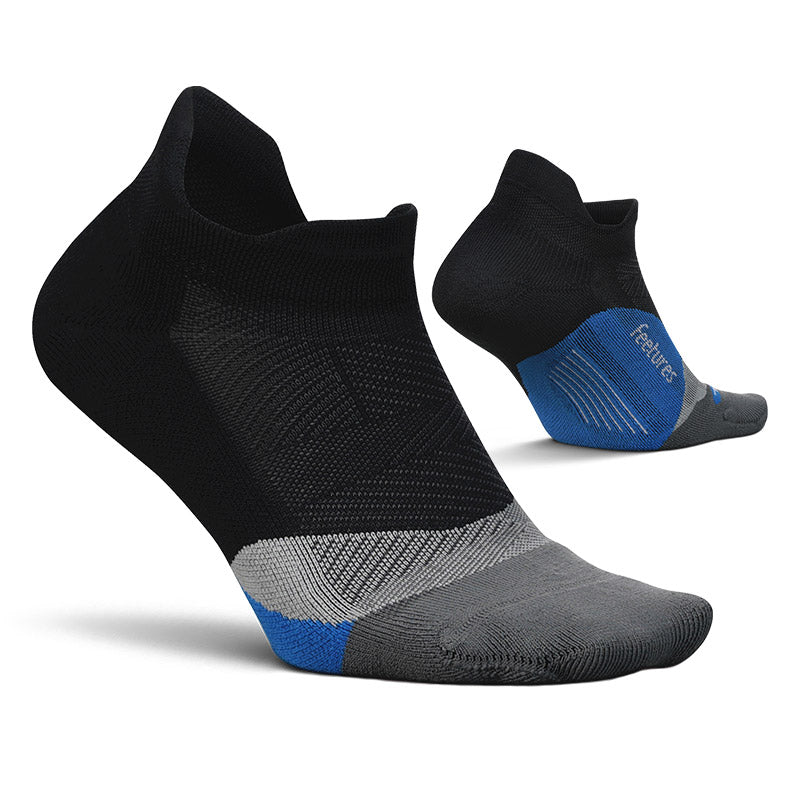 Feetures ELITE LIGHT CUSHION NO SHOW TAB - Tech Blue フィーチャーズ アンクル丈 ランニングソックス テックブルー