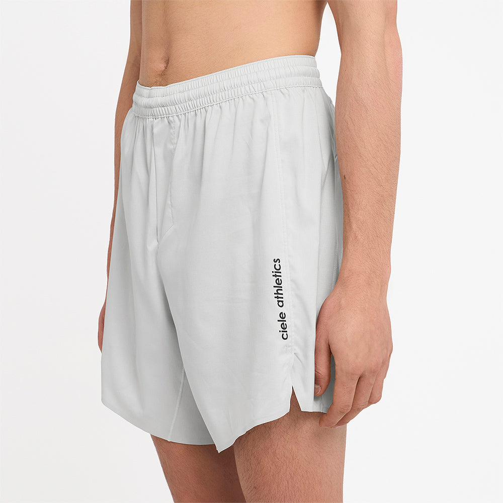 Ciele Athletics M TRNShort 7" Linerless - Light Grey - MENS シエルアスレチックス エム ティーアールエヌショーツ 7インチ ライナーレス ライトグレー メンズ