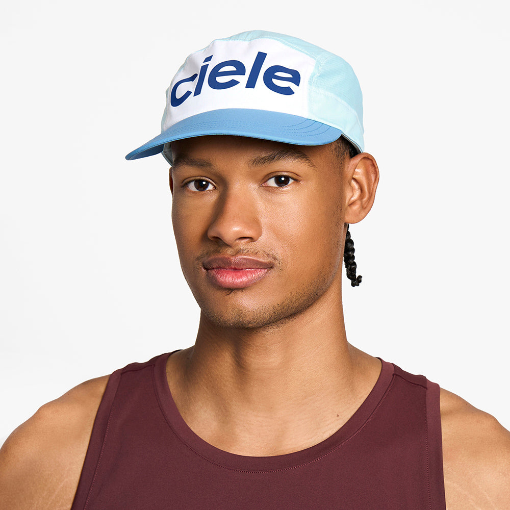 Ciele Athletics GOCap - Comp - Century - White/Sky Blue  シエルアスレチックス ゴーキャップ コンプ センチュリー ホワイトスカイ