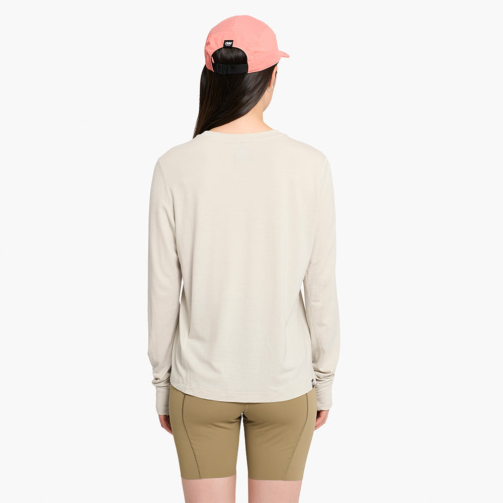 Ciele Athletics W HLSLongsleeve - Rainy Day - WOMENS シエルアスレチックス ウィメンズ エイチエルエスロングスリーブ レイニーデイ